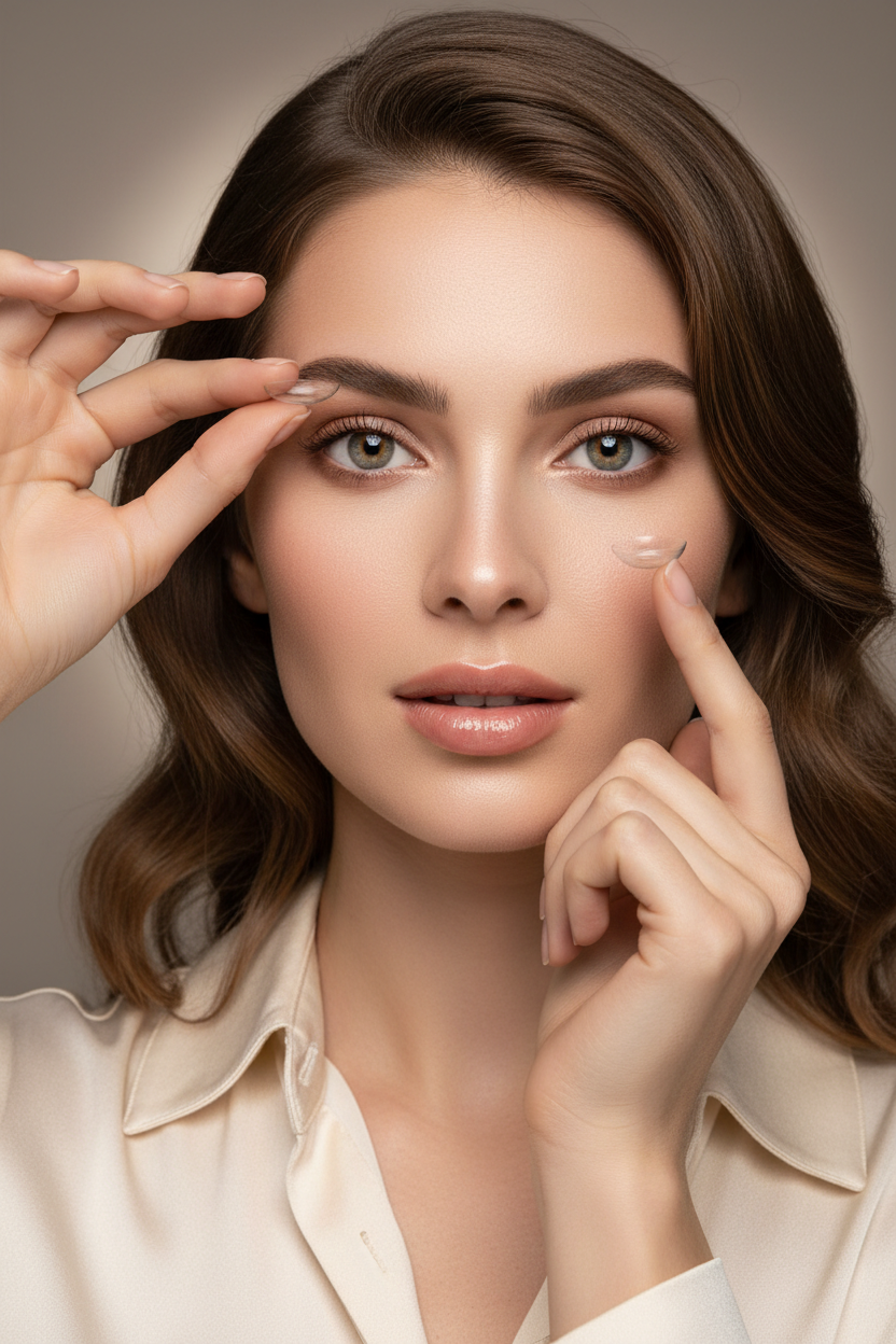 Transparent Contact Lenses