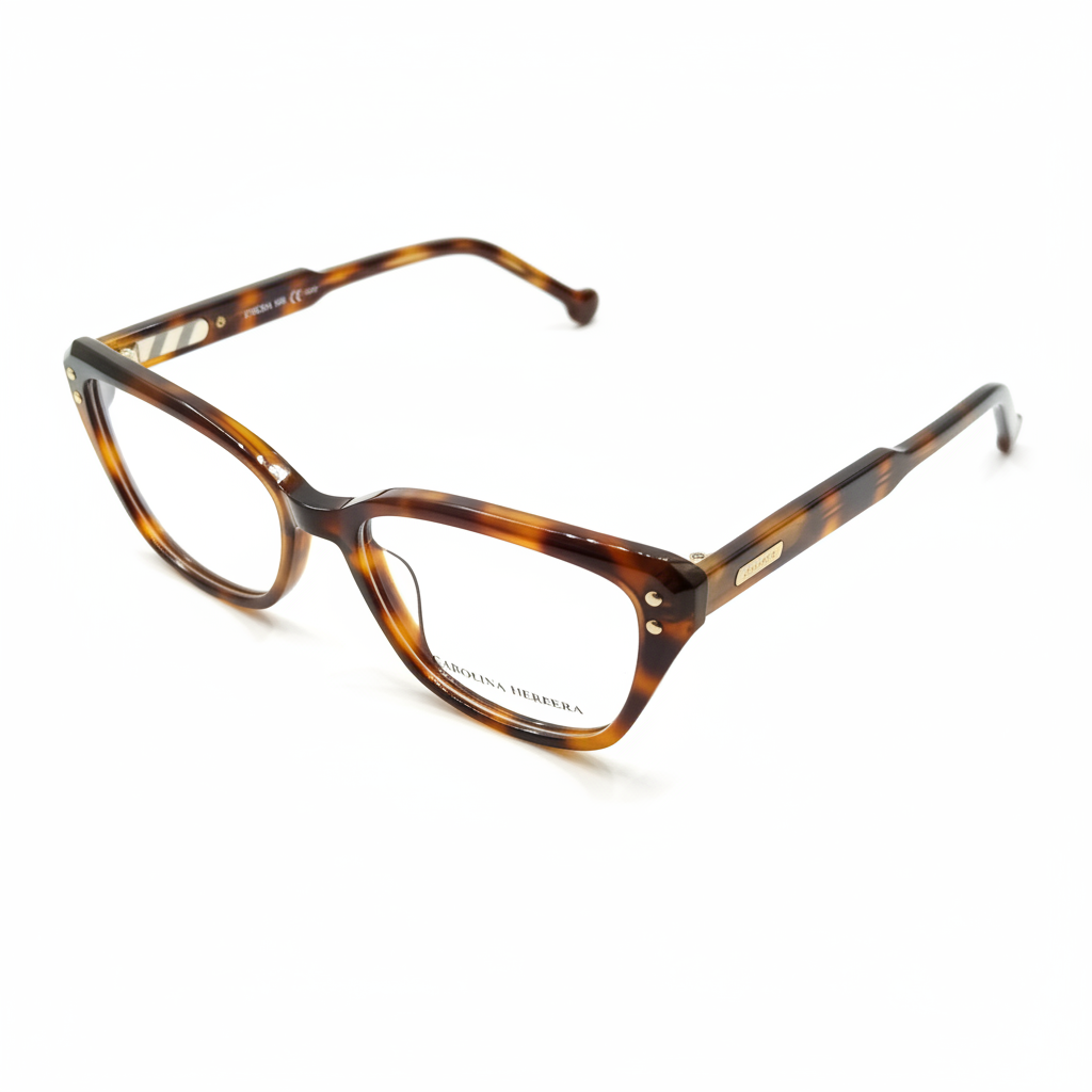 Carolina Herrera eyeglasses three-quarter view